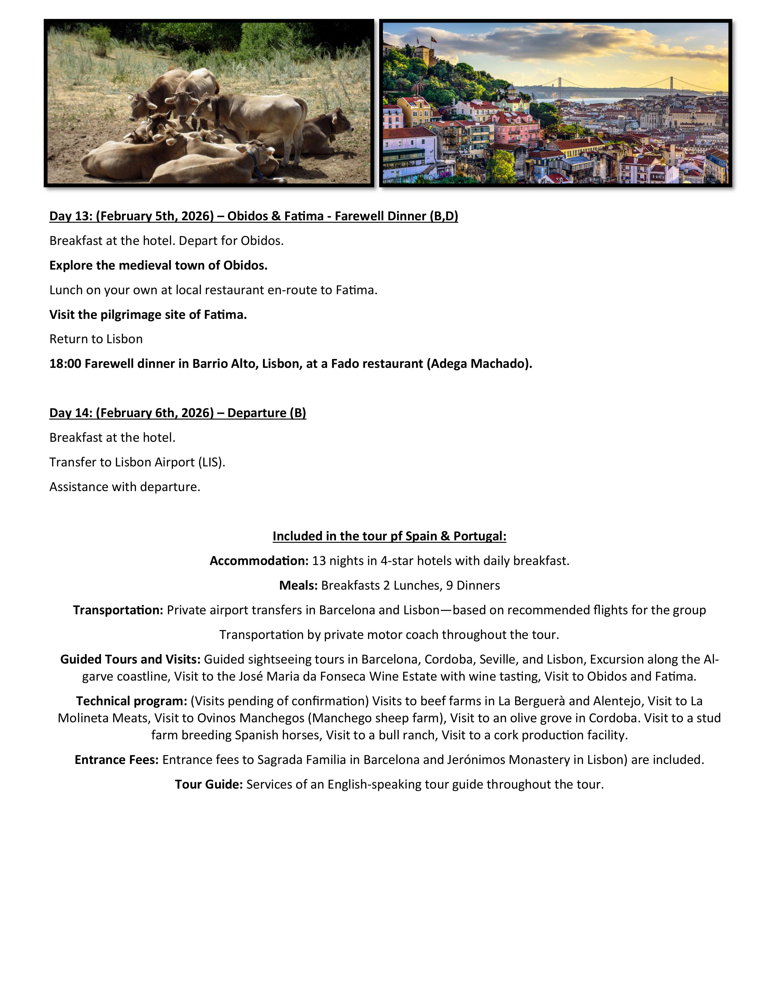 Trip Itinerary 6